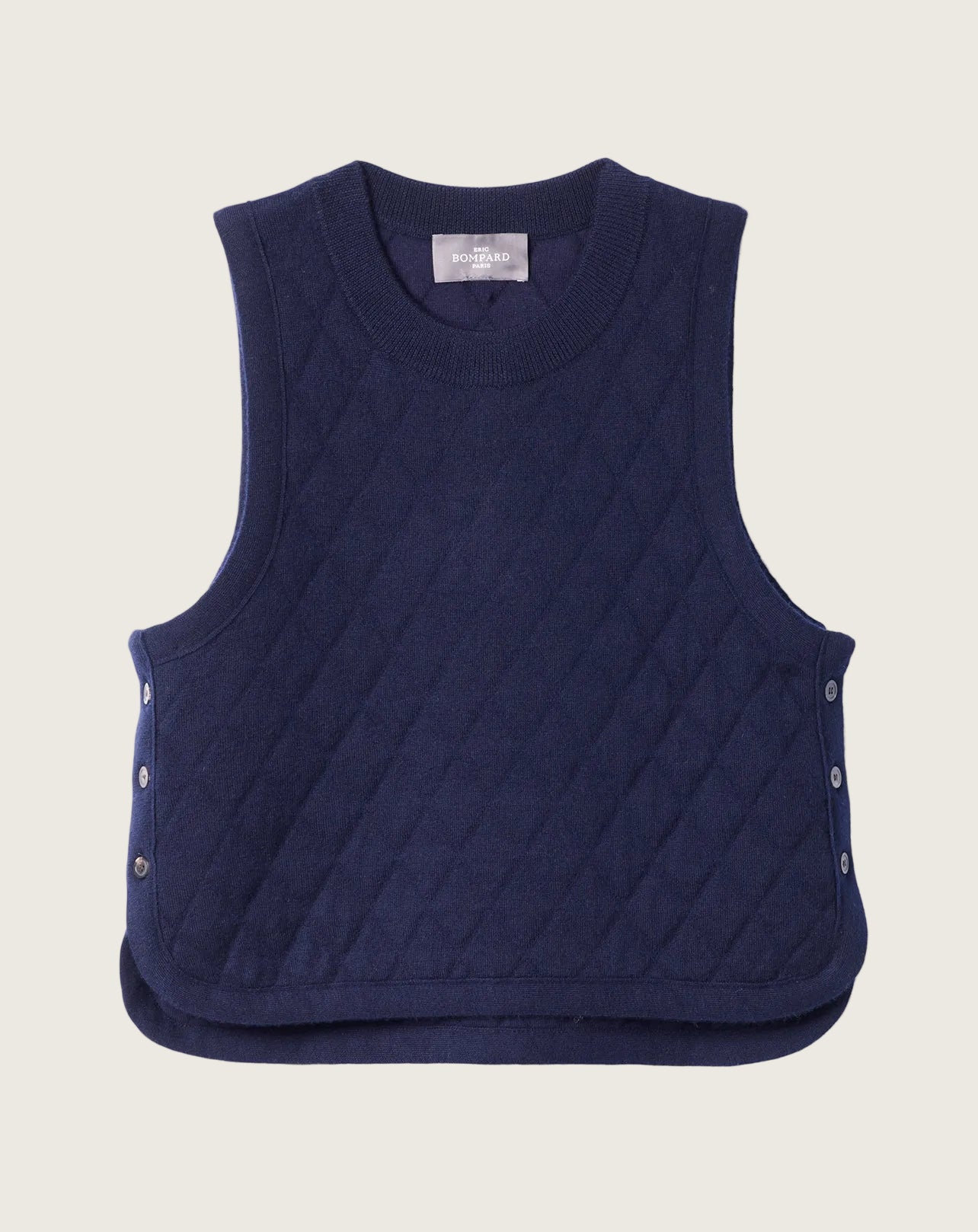 Ras De Cou Sans Manches Femme - Marine