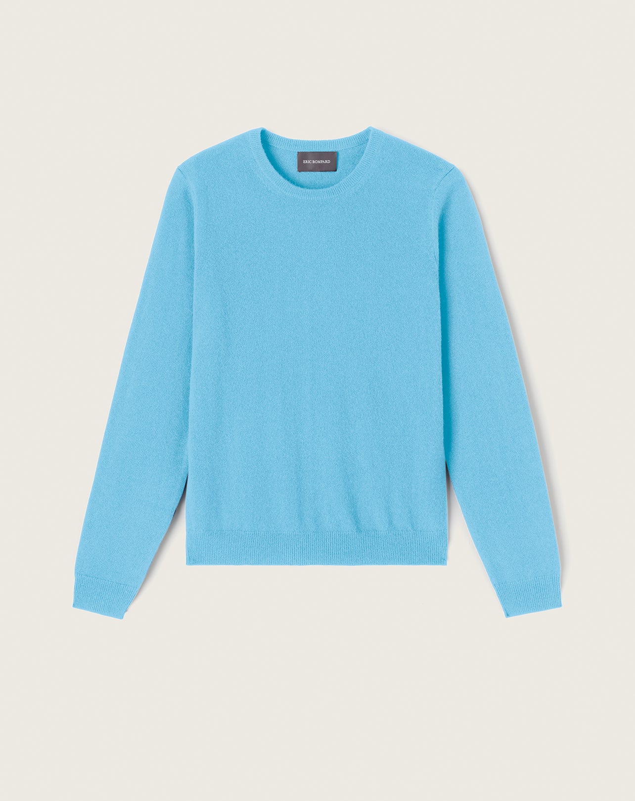 Pull Col Rond Classique Femme - Bleu Caldero