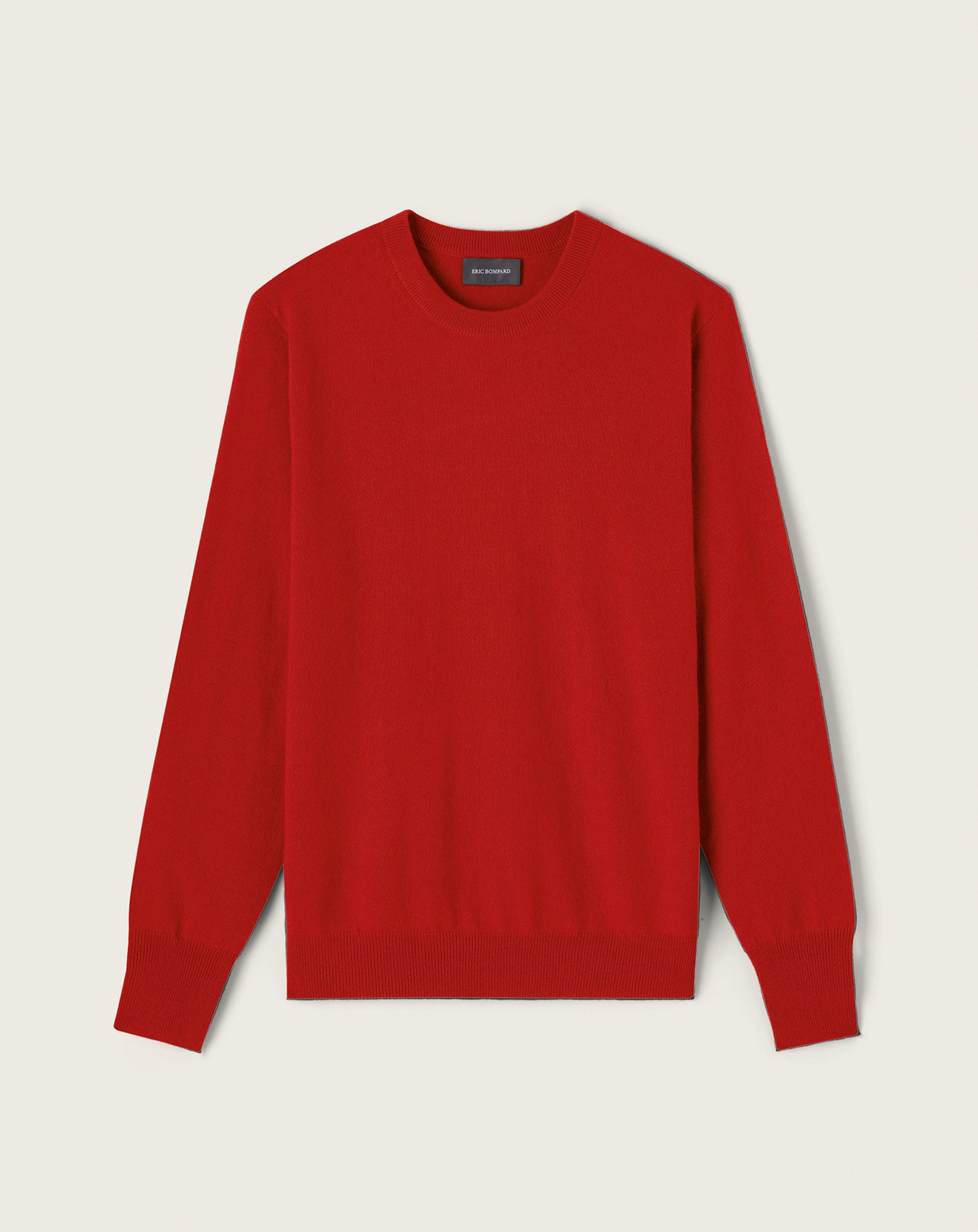 Pull Col Rond Classique Homme - Rouge College