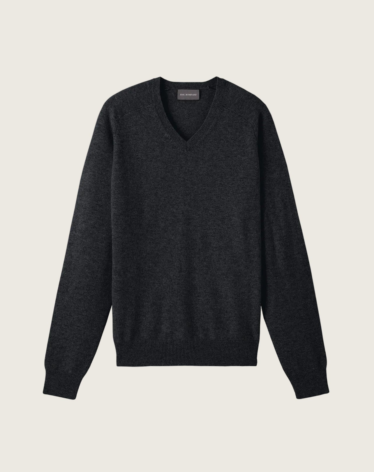 Pull V Ajuste Homme - Anthracite