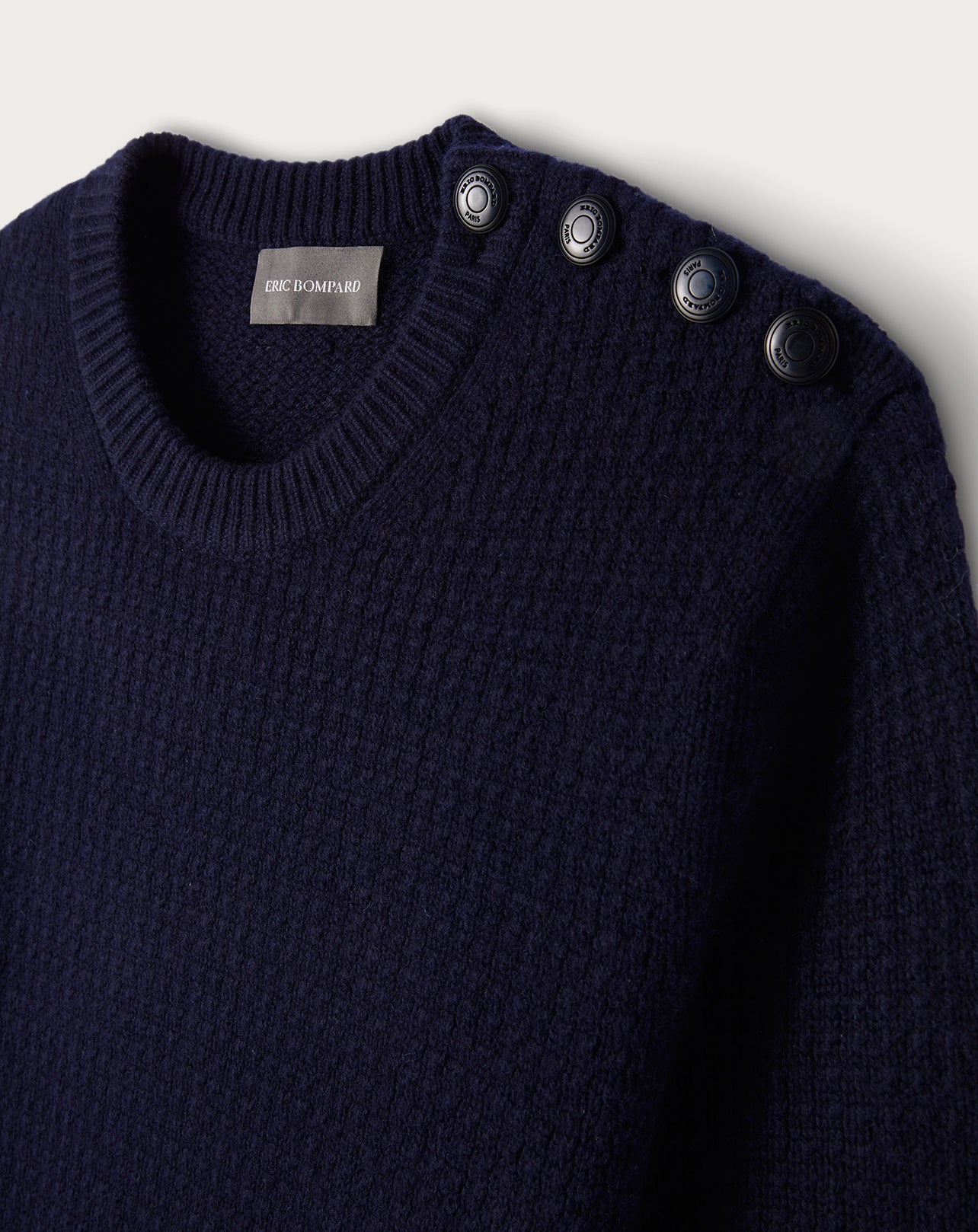 Ras De Cou Homme - Marine