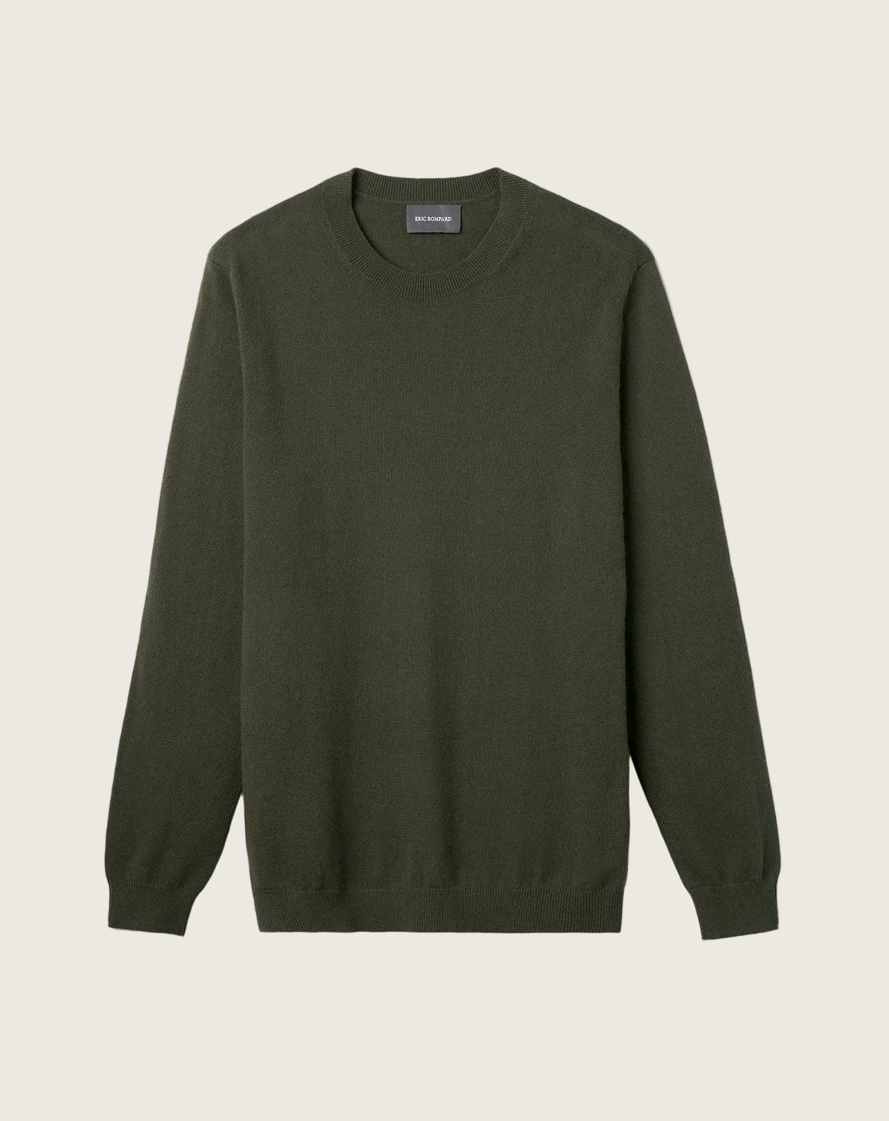 Ras De Cou Classique Homme - Kaki Fonce