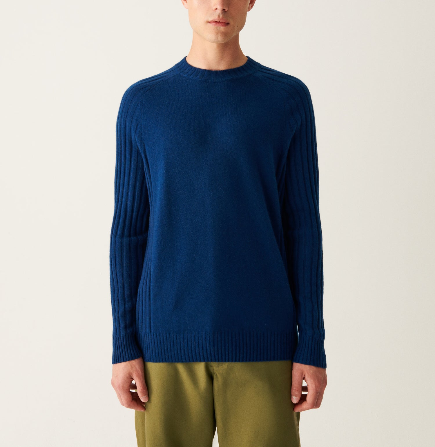 Ras De Cou Homme - Bleu Phare