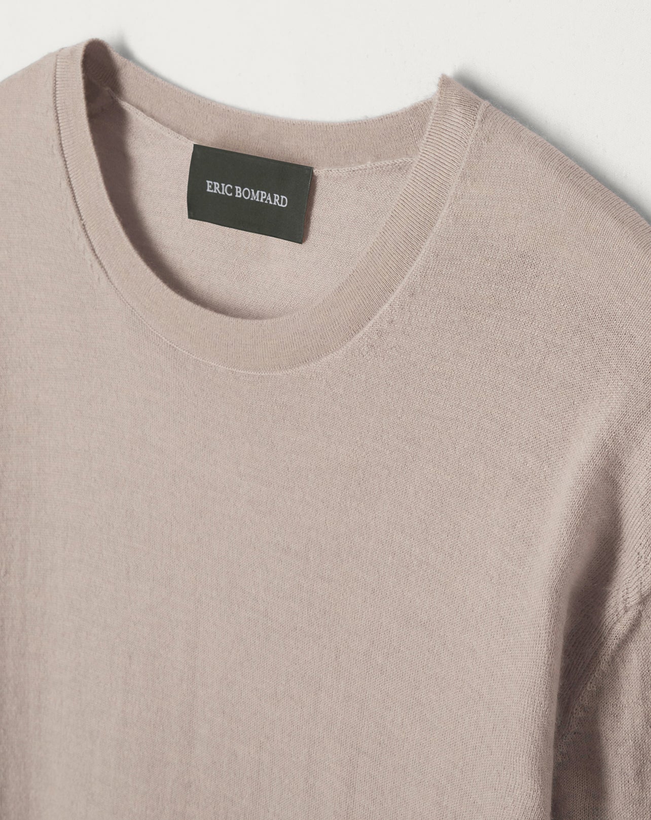 Pull Col Rond Ultrafin Homme - Latte