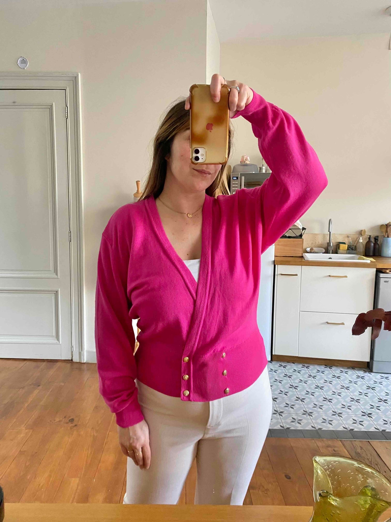 Merino wool cardigan