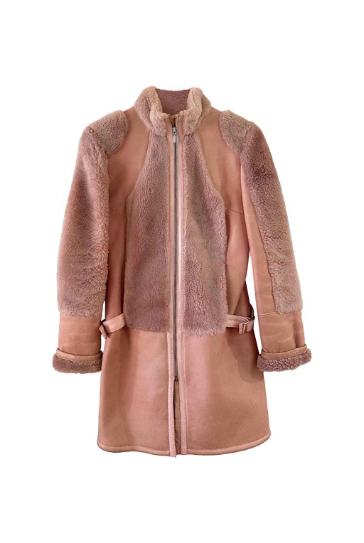 Peau lainée en cuir