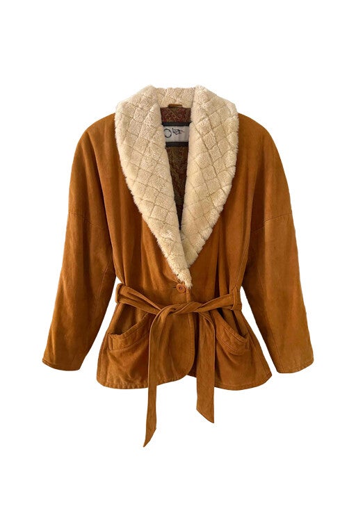 Saharienne en peau lainée