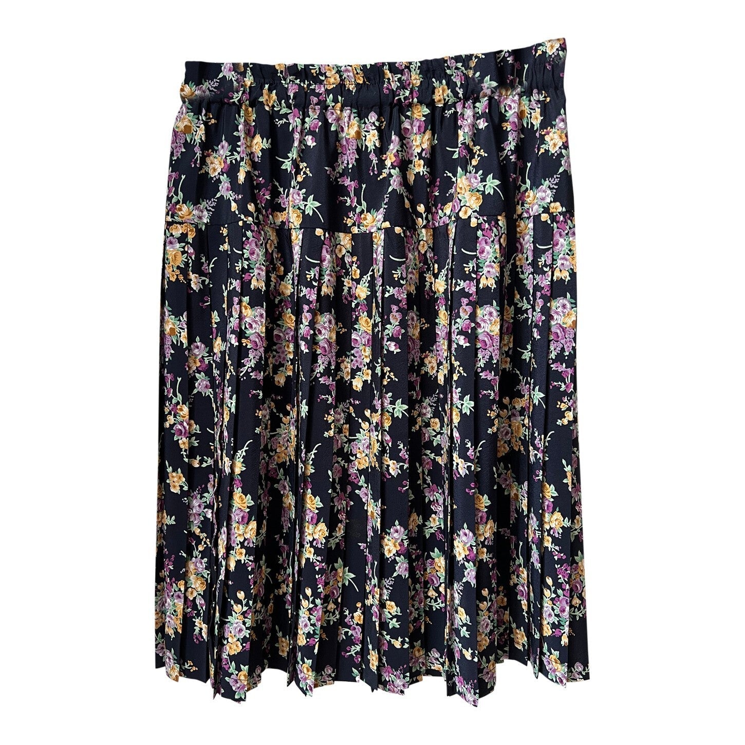 Floral midi skirt