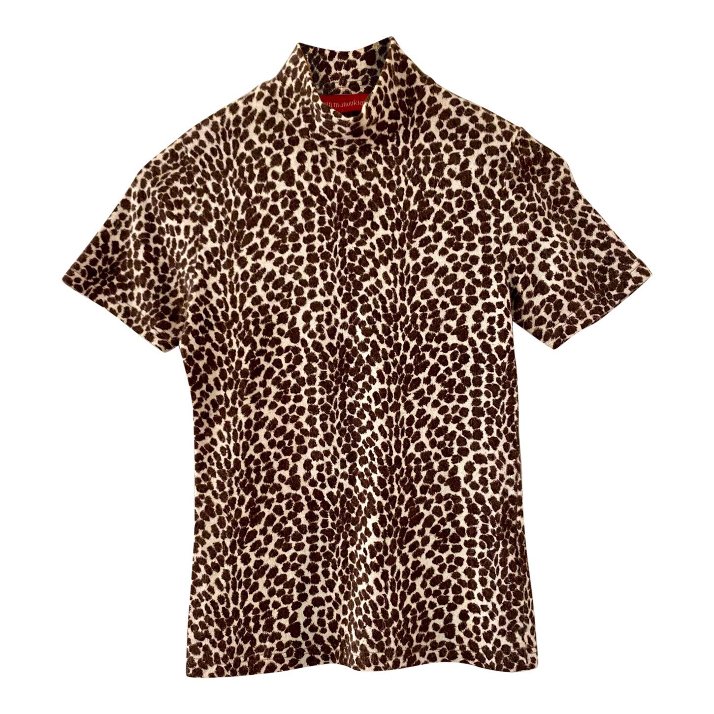 Leopard turtleneck