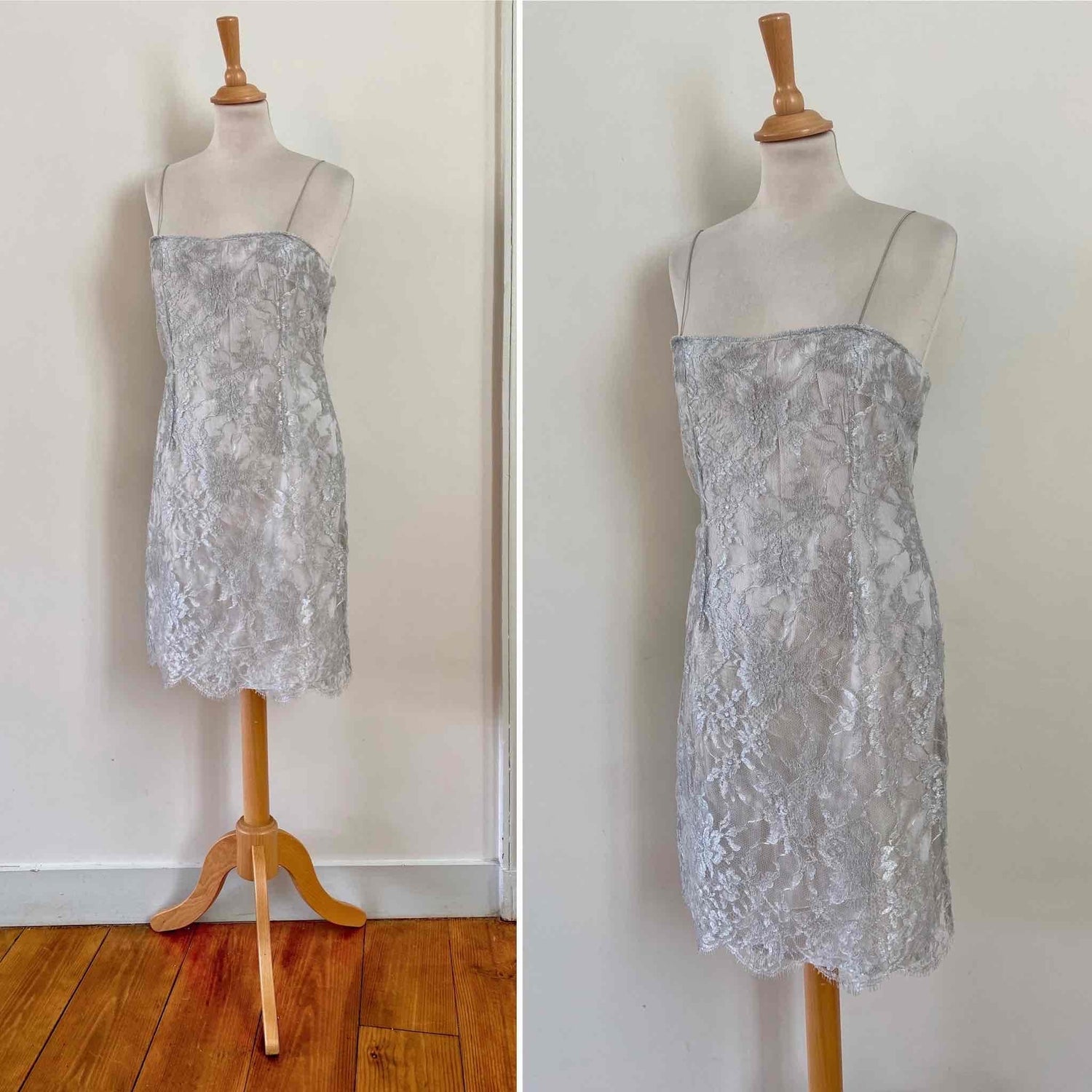 Silver dress by Georges Rech