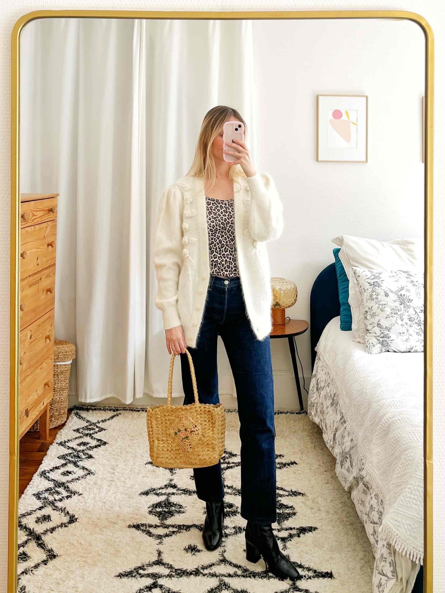 Angora cardigan