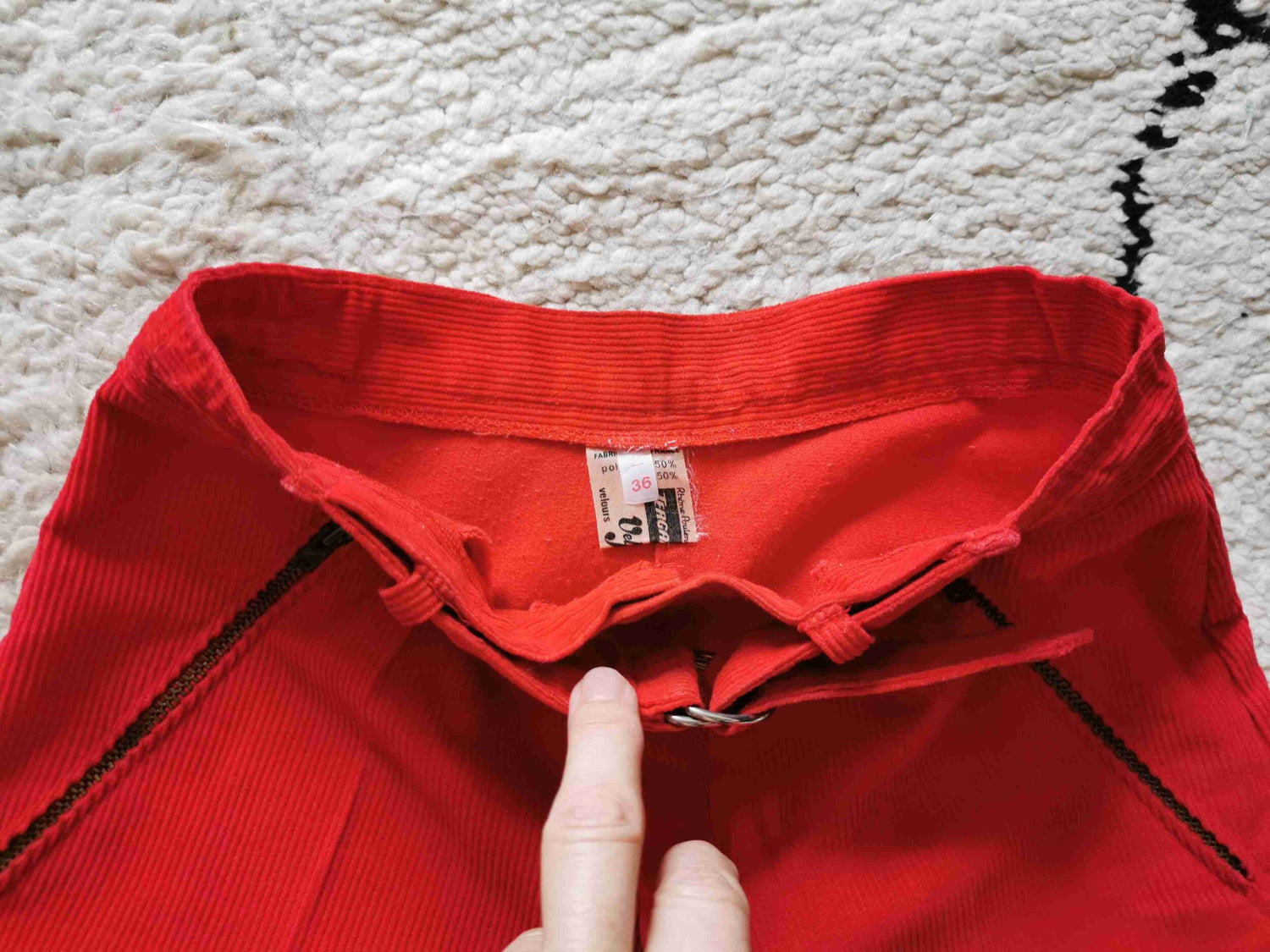 Pantalon en velours côtelé