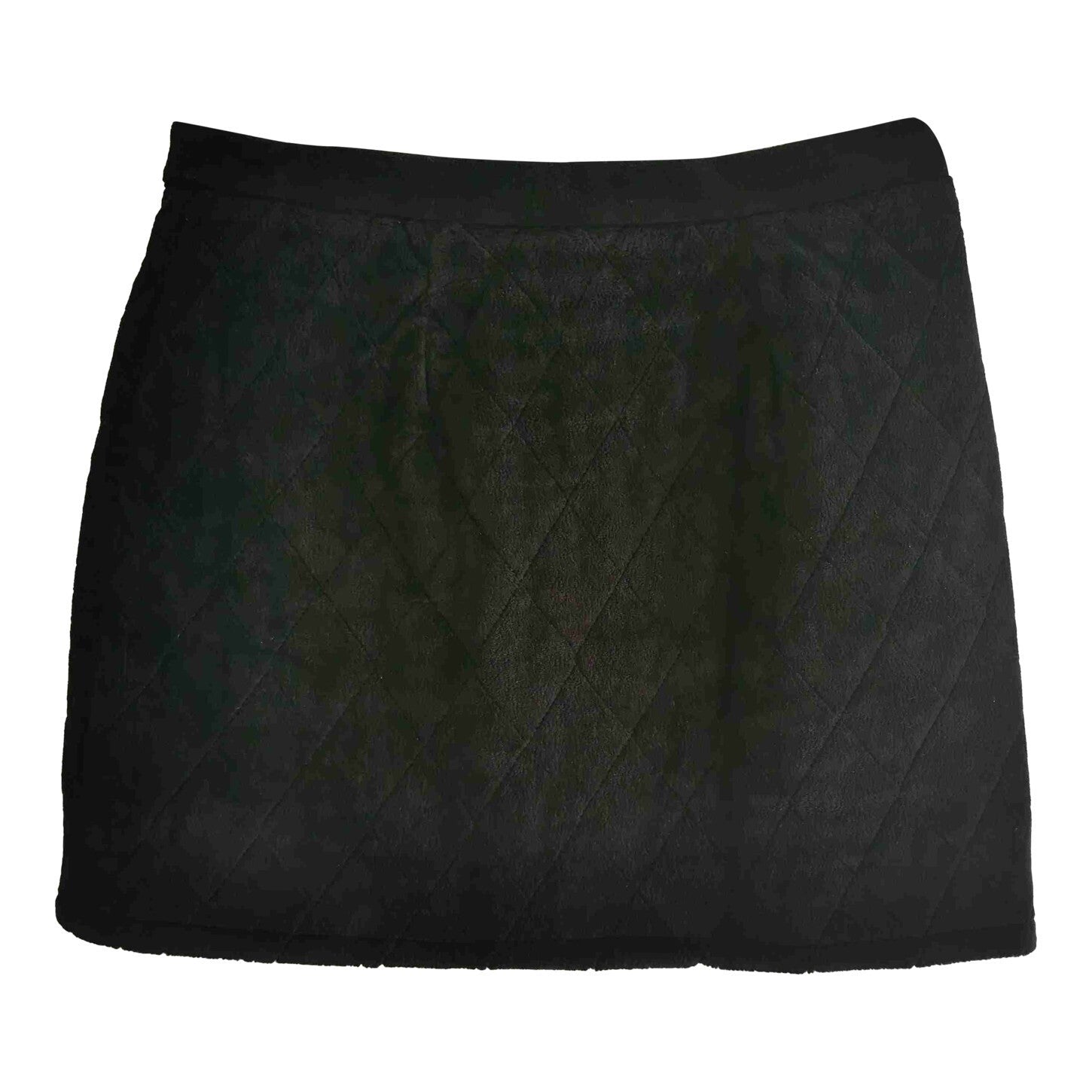 Velvet mini skirt