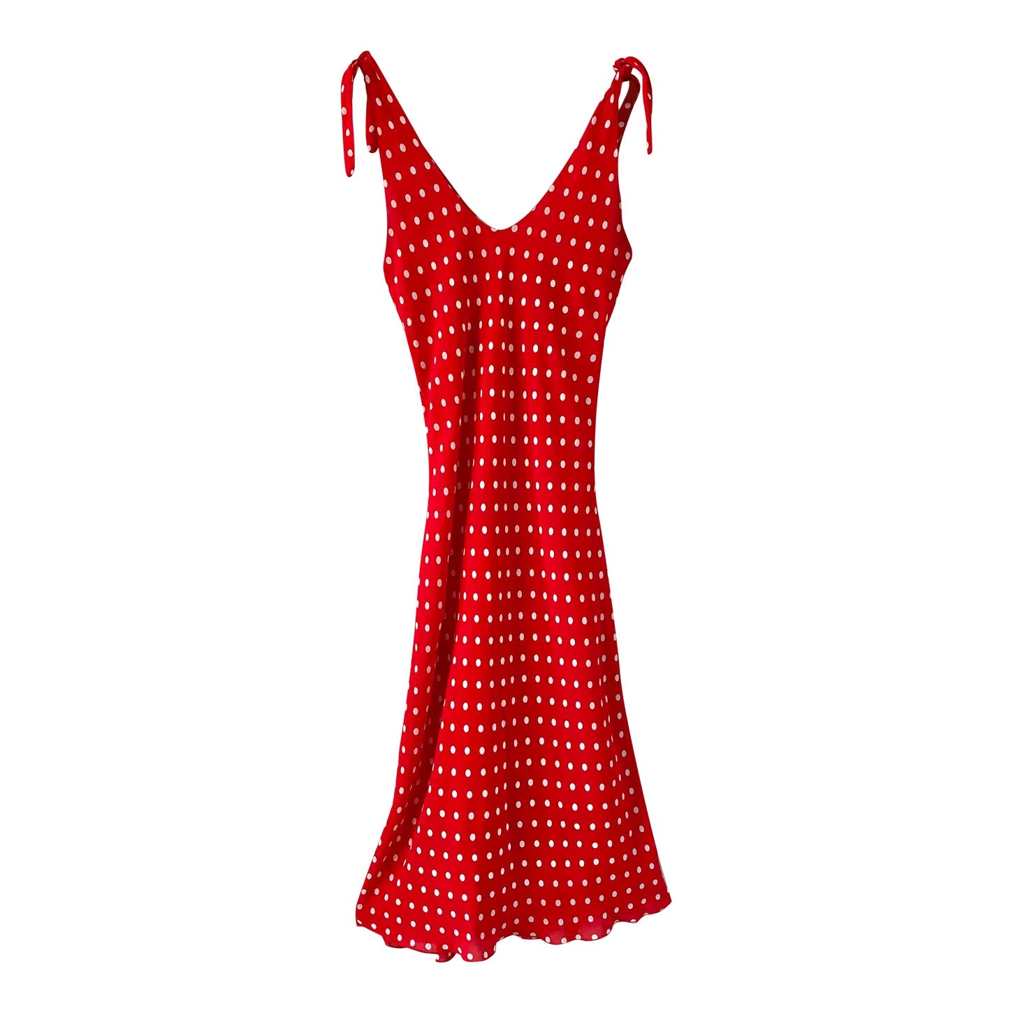 Polka dot midi dress