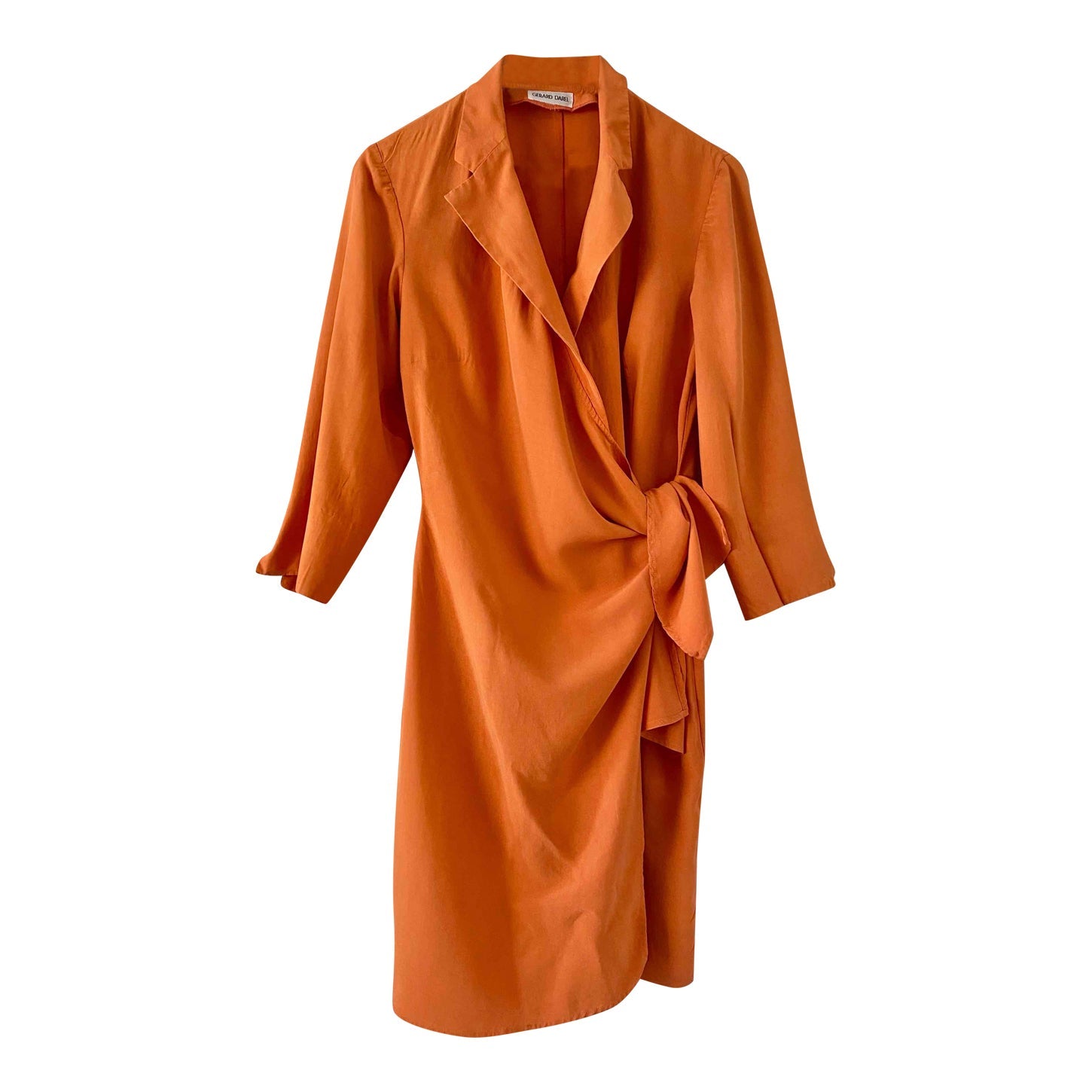 Silk wrap dress