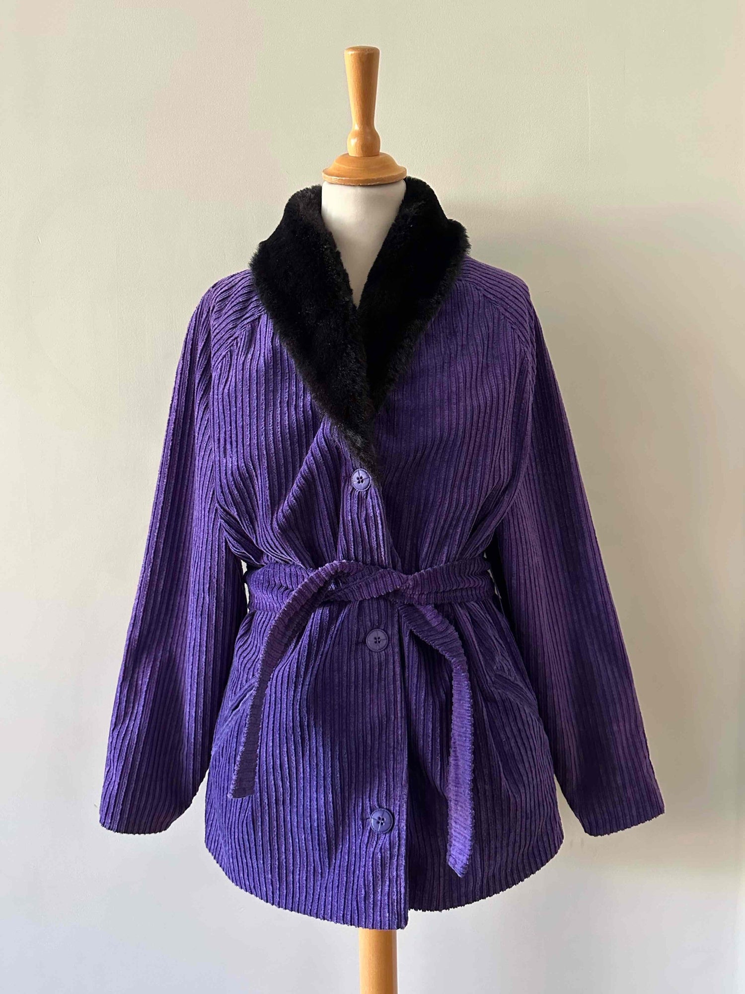 Saharienne en velours côtelé