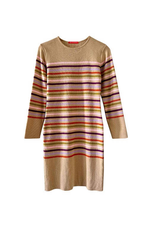 Dress in wool and lurex