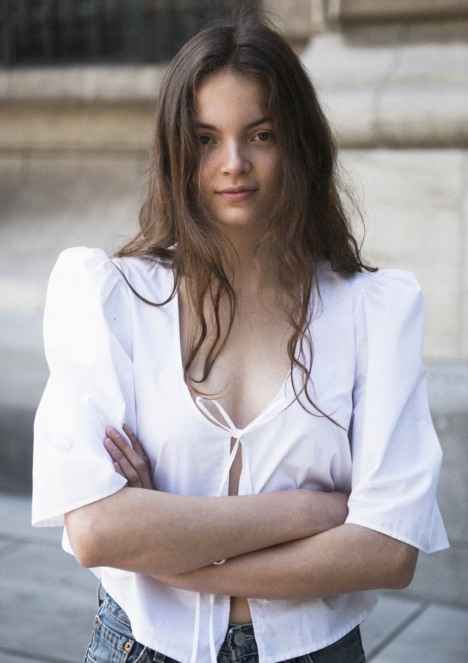 Blouse Coton Blanc Agnès