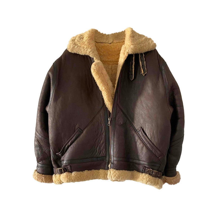 Bombardier en peau lainée