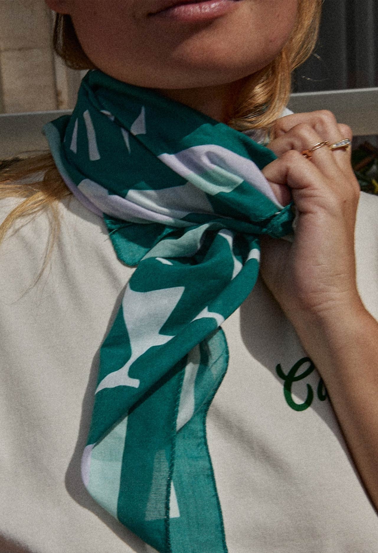 Foulard Esterel Vert