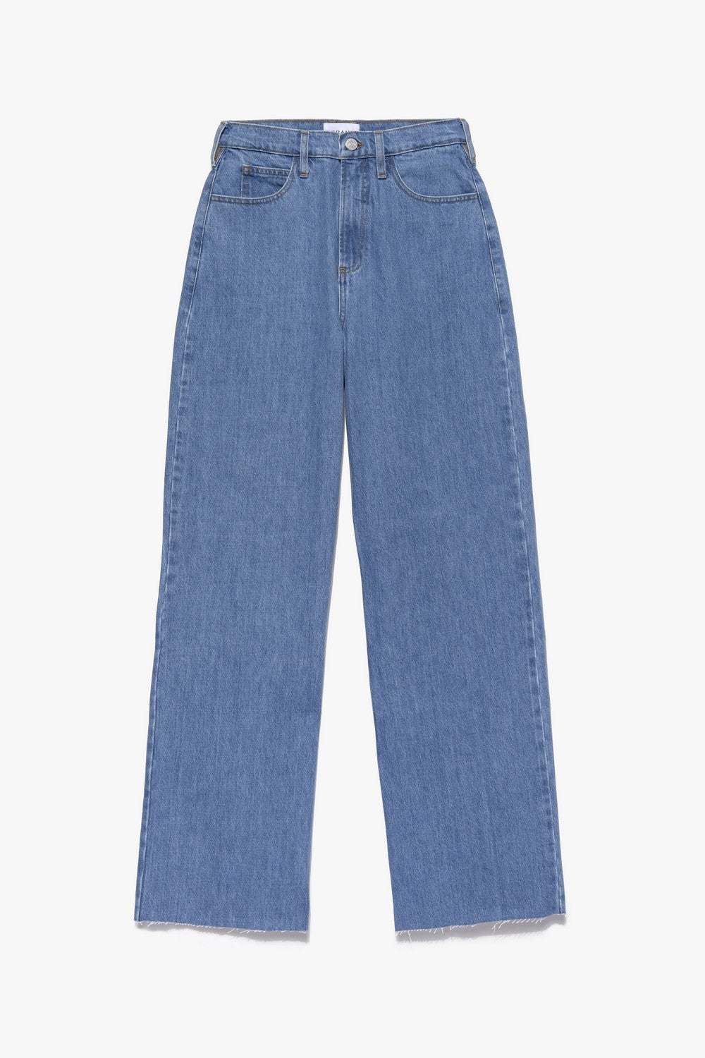 LE HIGH N TIGHT WIDE LEG RAW AFTER