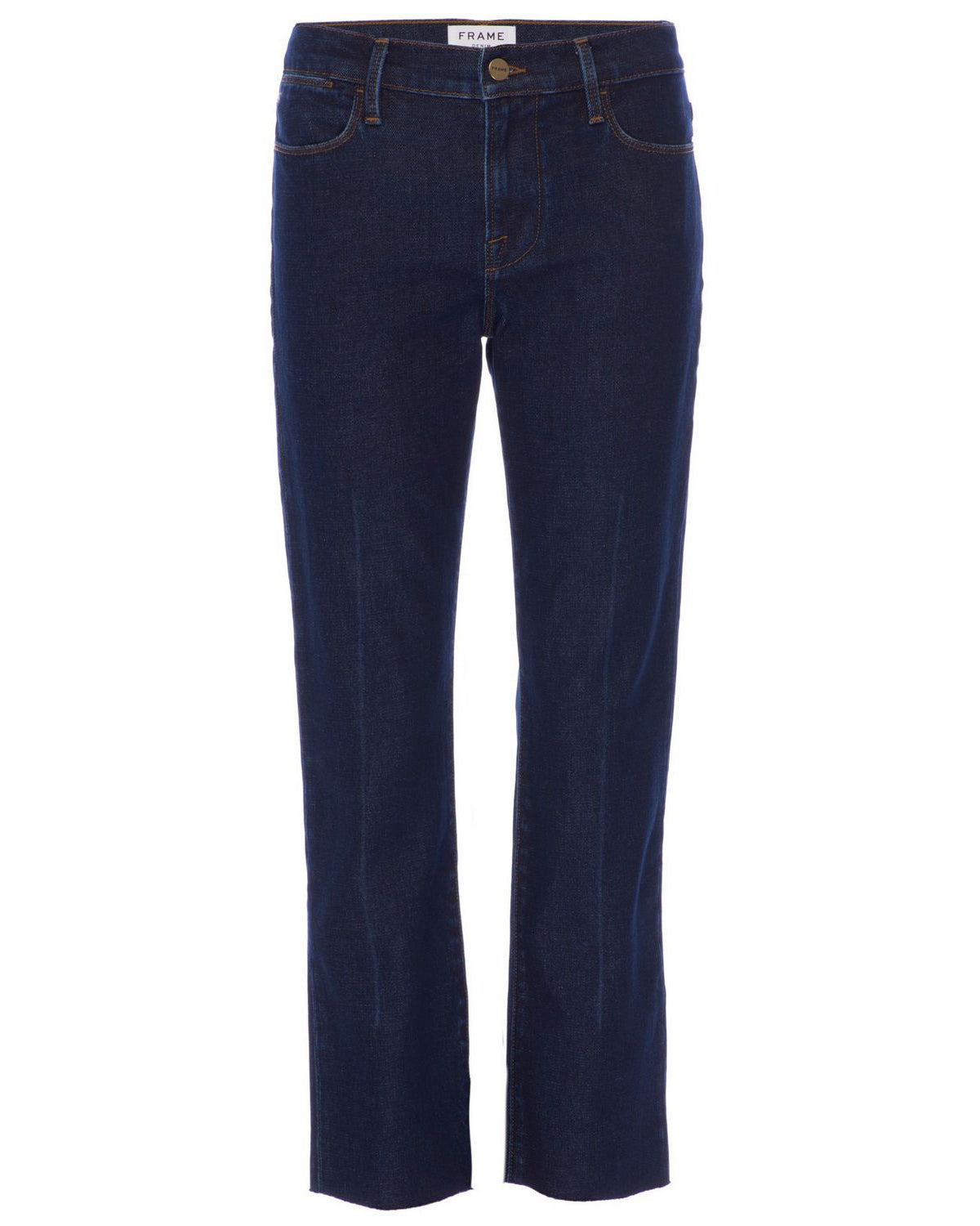 LE HIGH STRAIGHT RAW EDGE