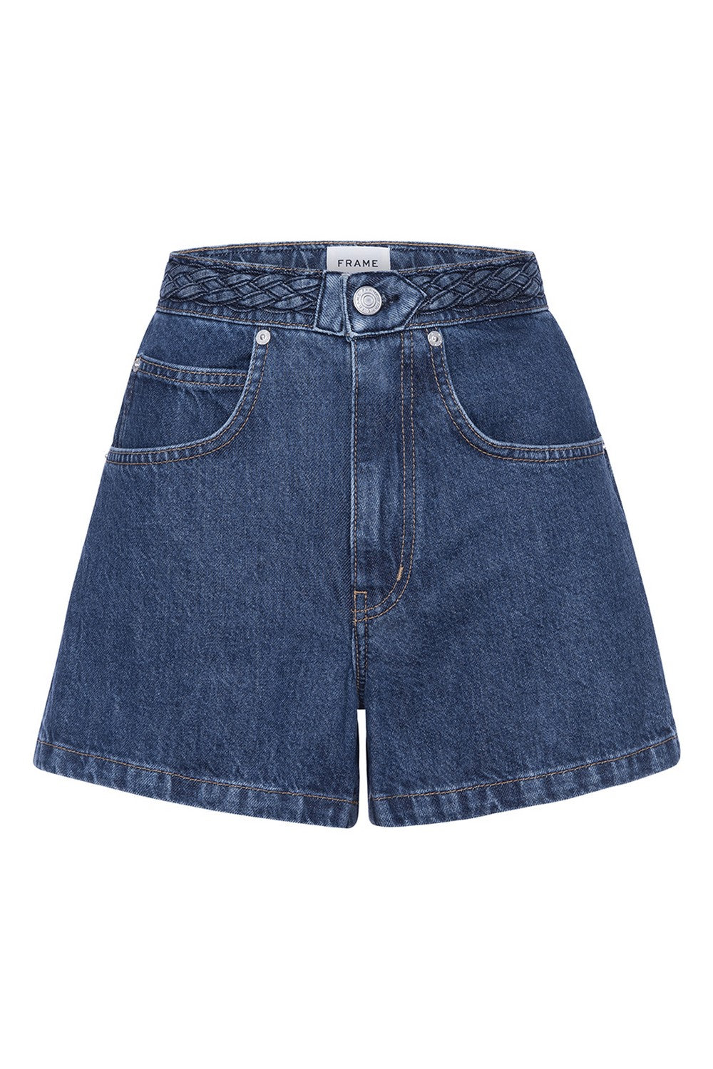 BRAIDED WAISTBAND SHORT