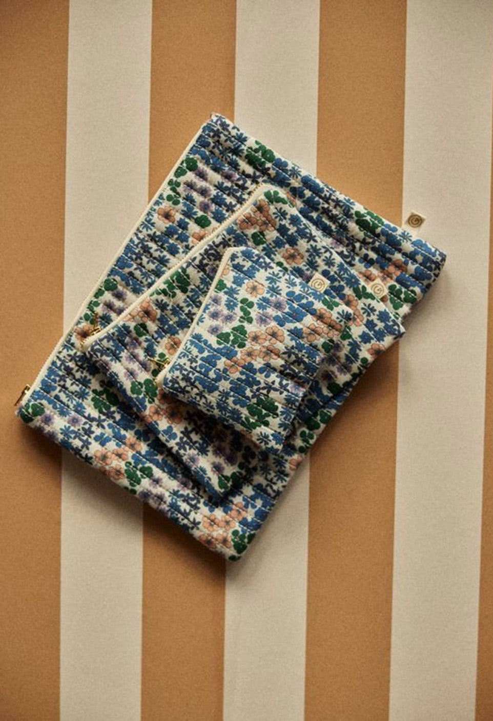 Grande Pochette Flower Azur