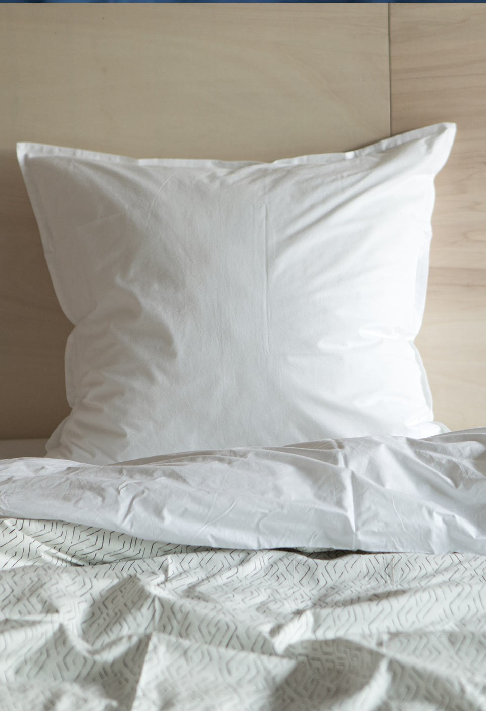 Housse De Couette En Coton Lavé Imprimé Graphic 260 X 240 Cm