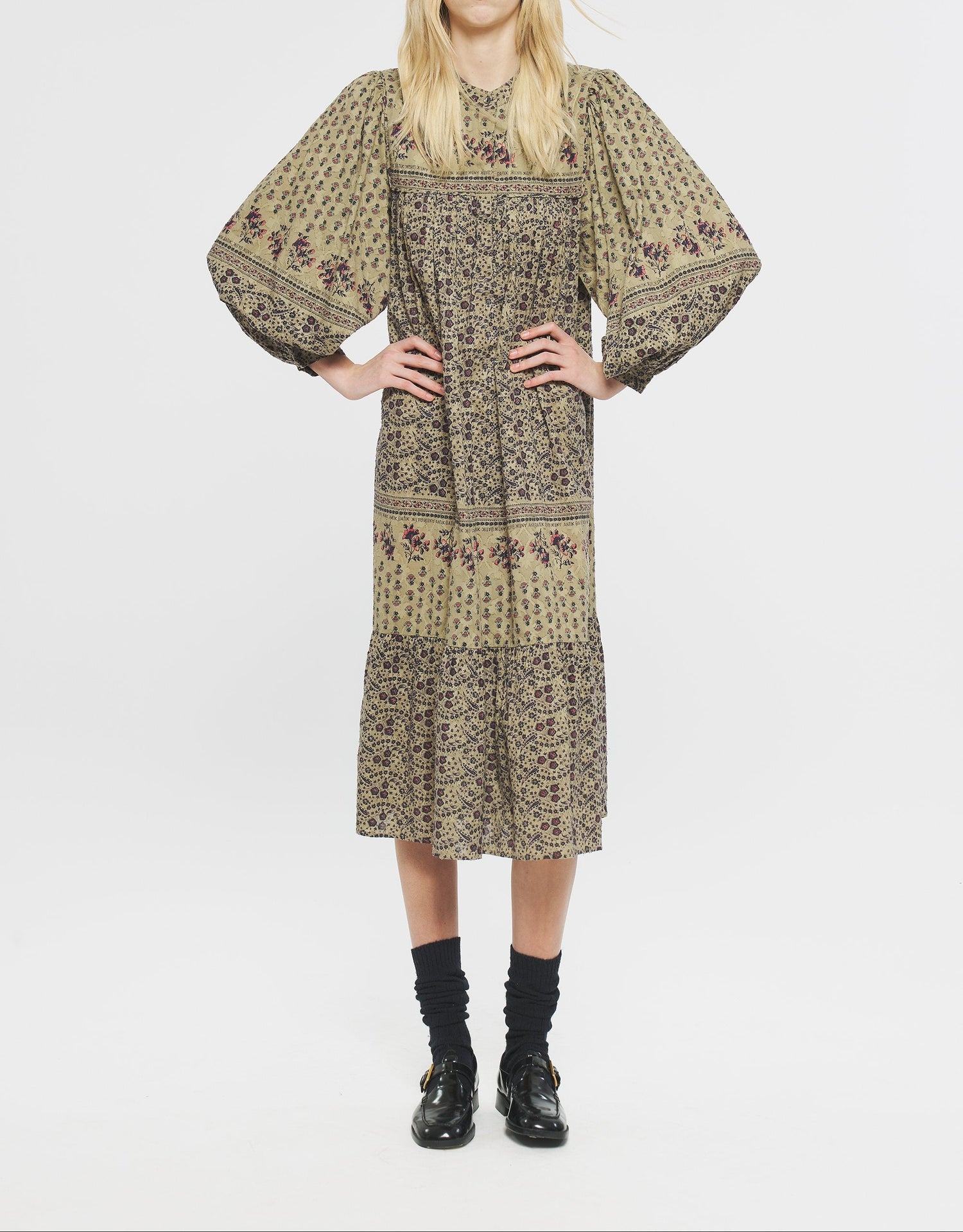 Robe longue imprimée Irina