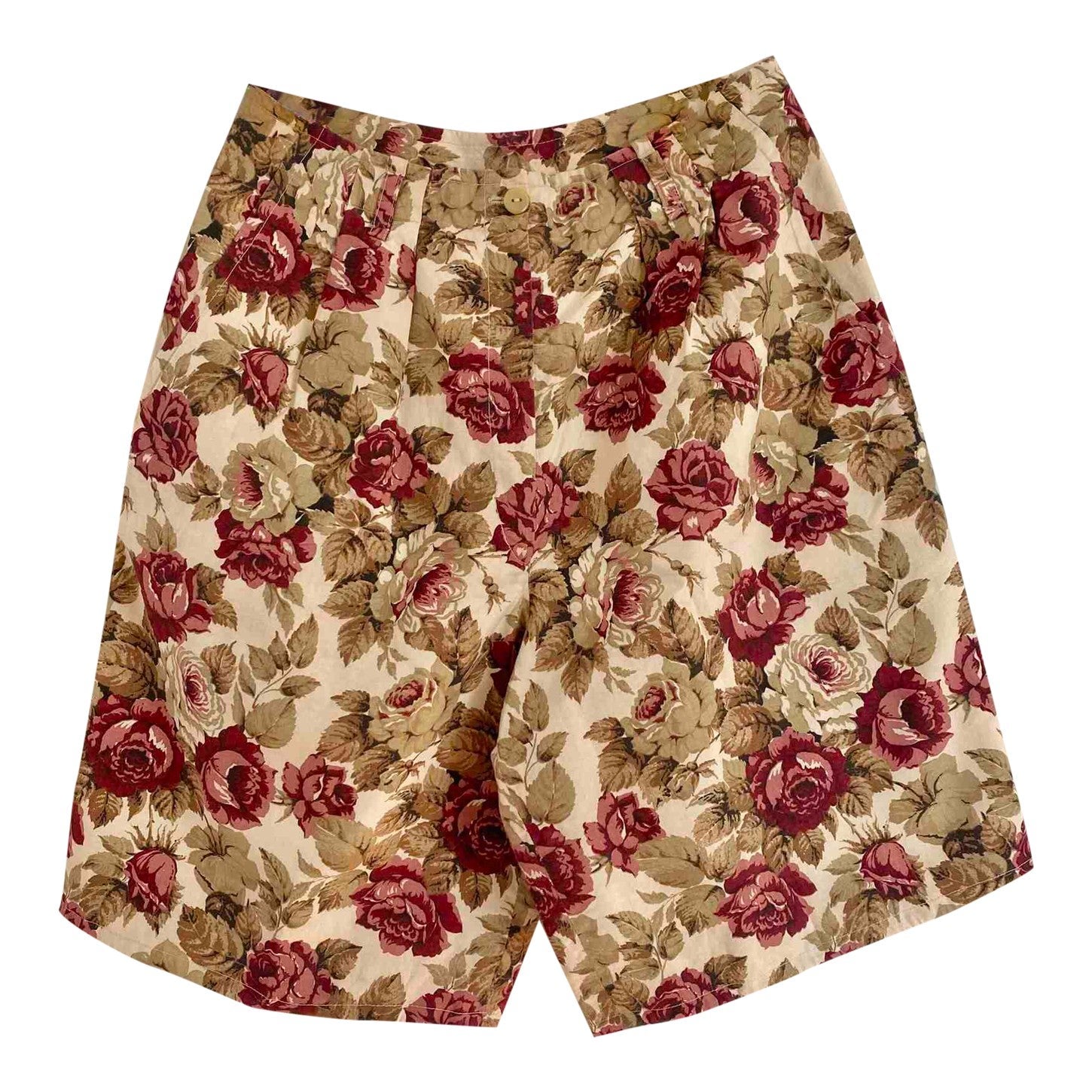 Floral wide-leg pants