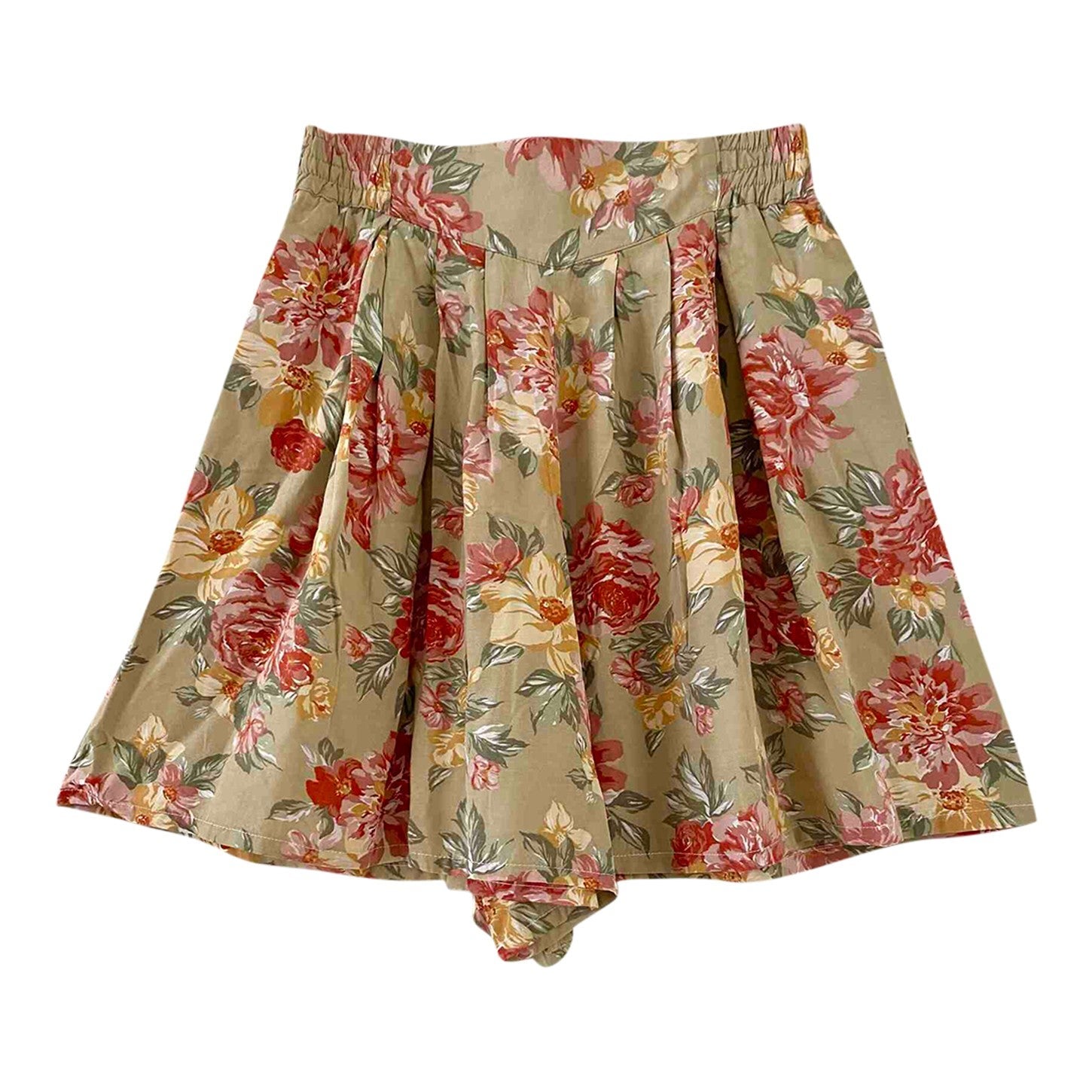 Jupe culotte à fleurs