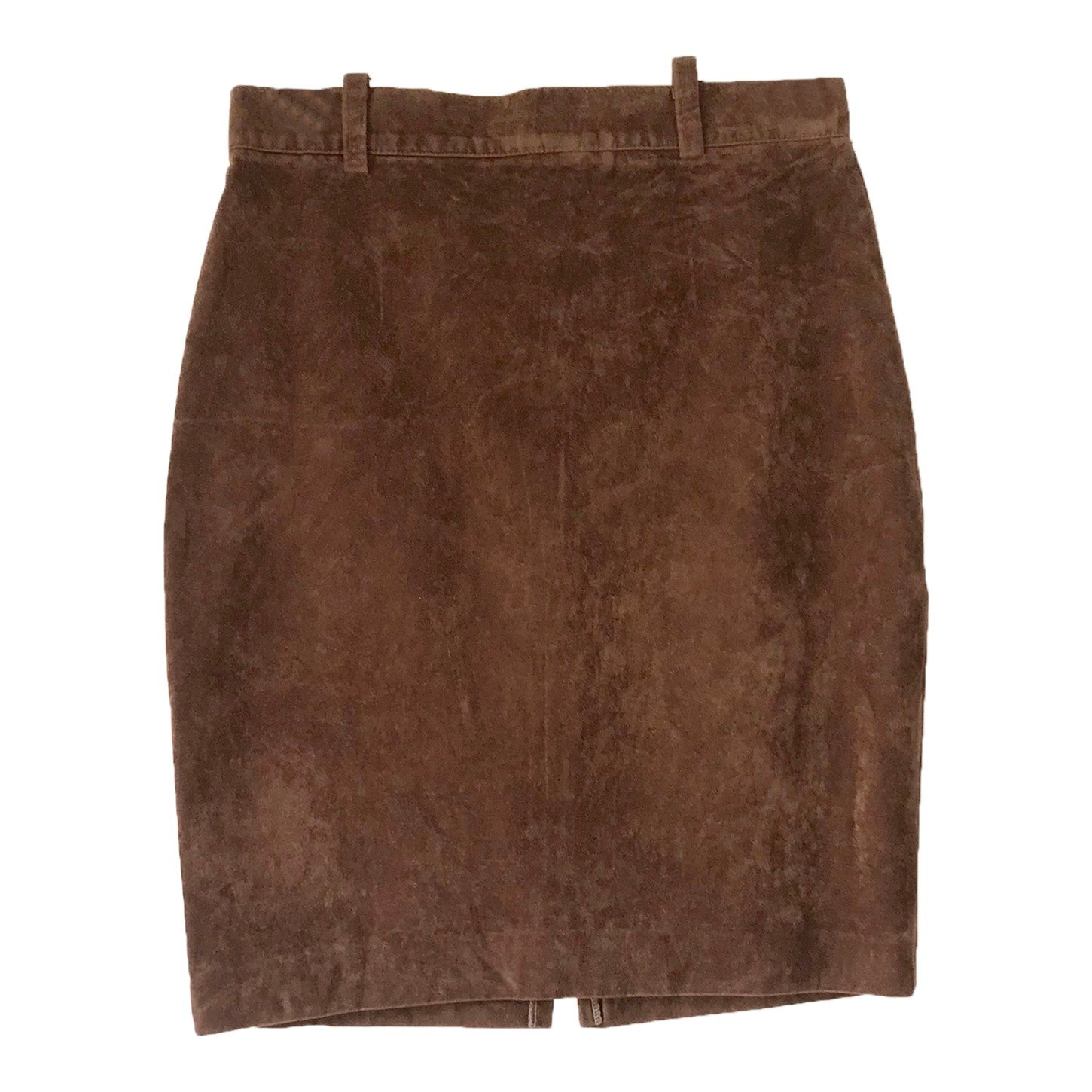 Suede skirt