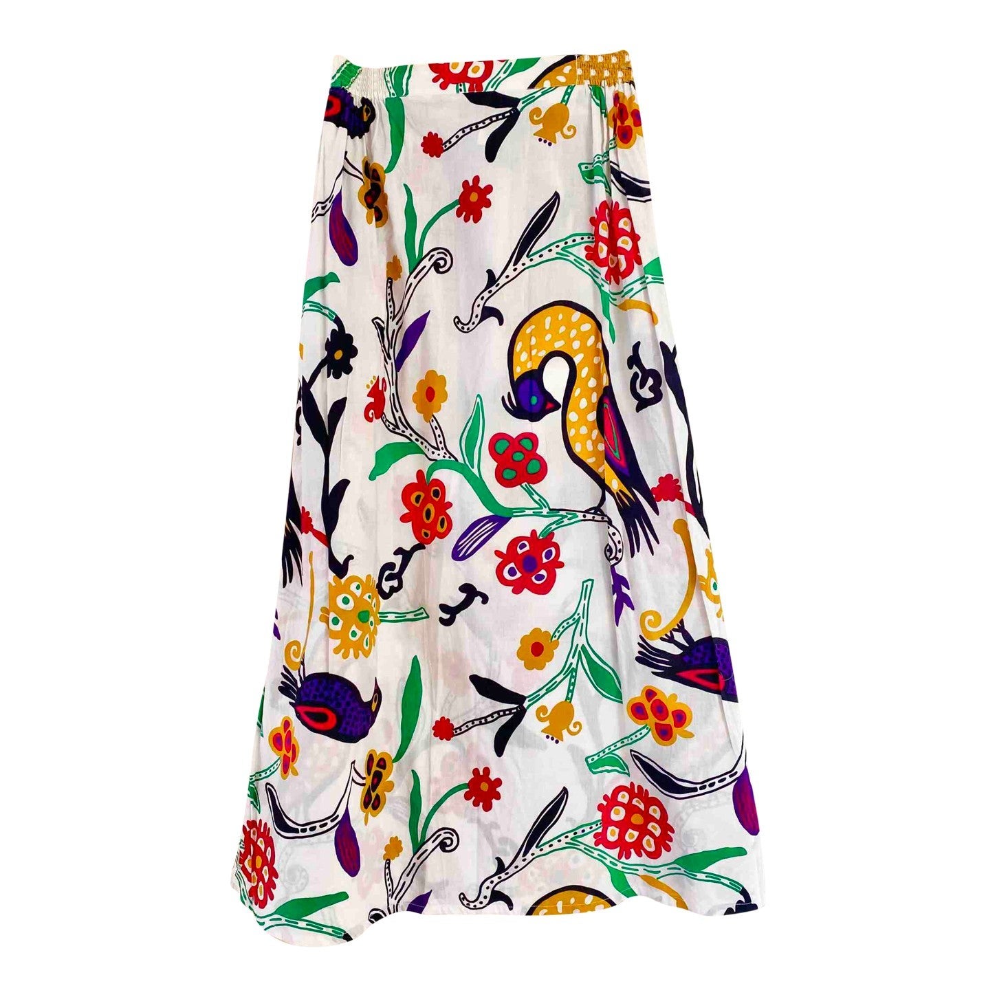 Long patterned skirt