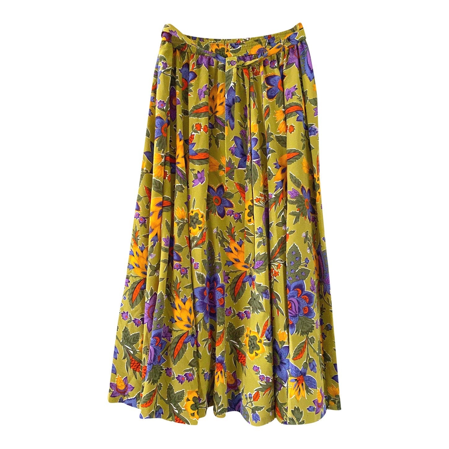 Paisley and floral skirt