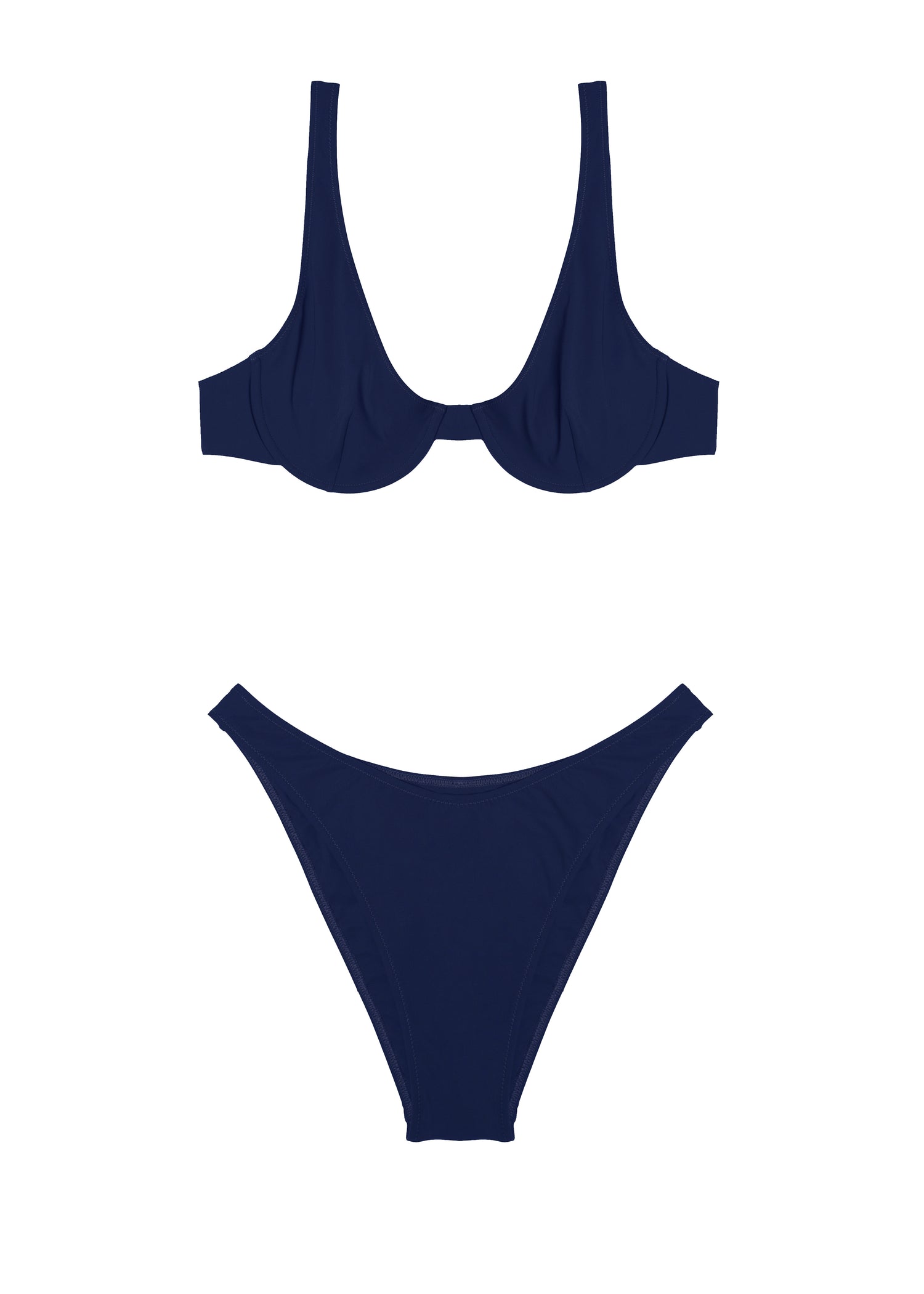 Haut De Maillot Diciannove   Navy Blue