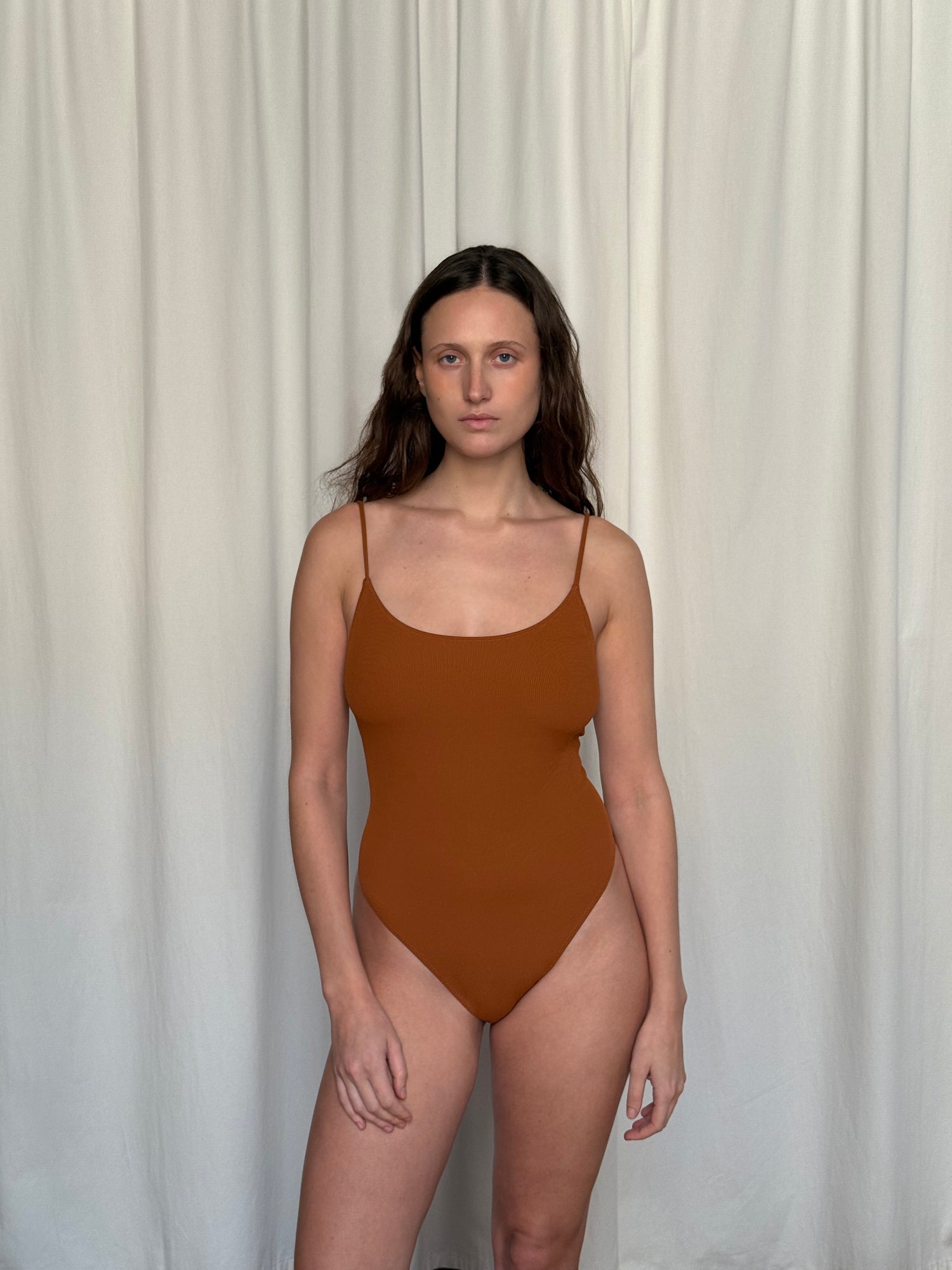 Maillot Sessantuno Rib Terracotta