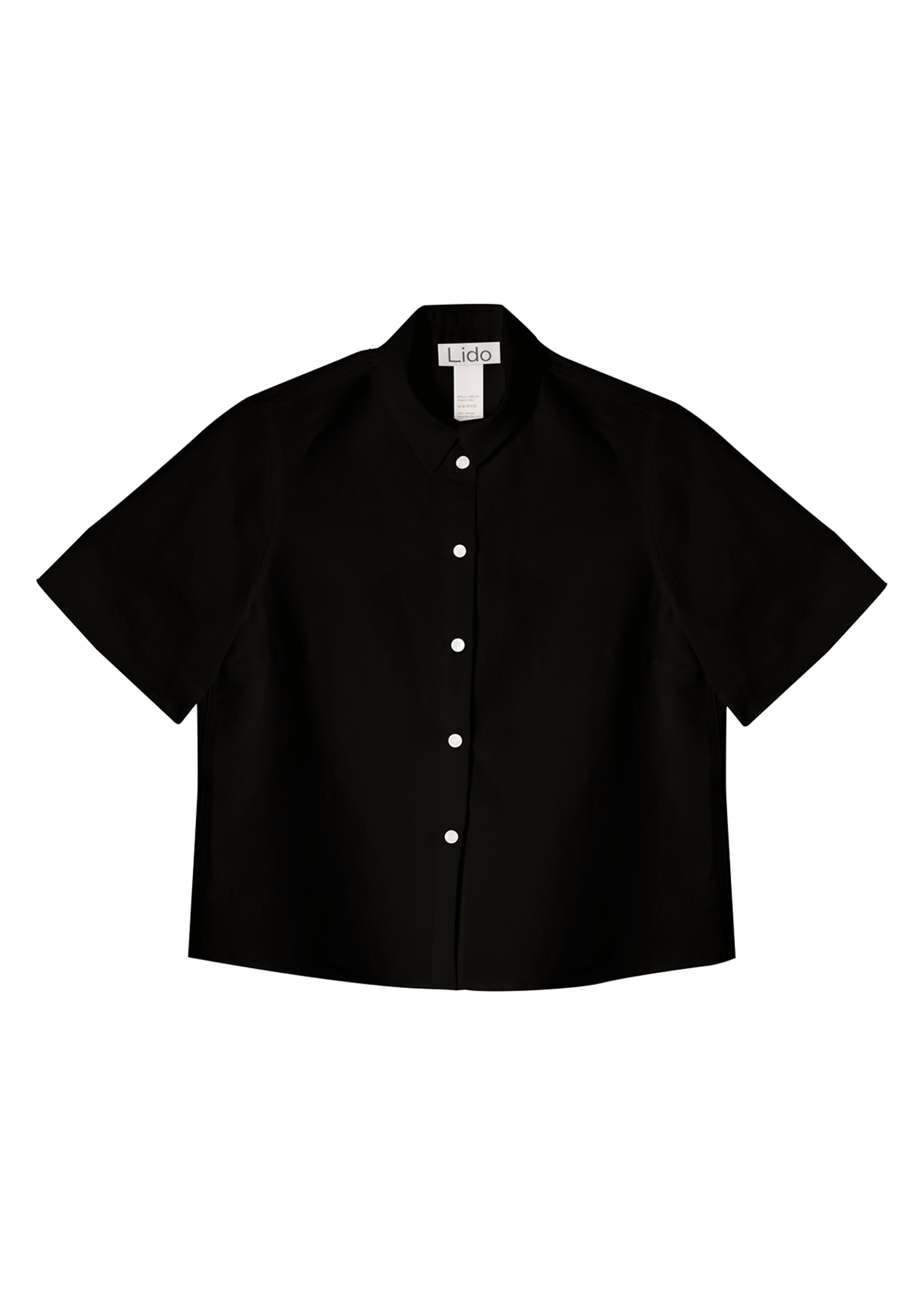 Chemise À Manches Courtes Black