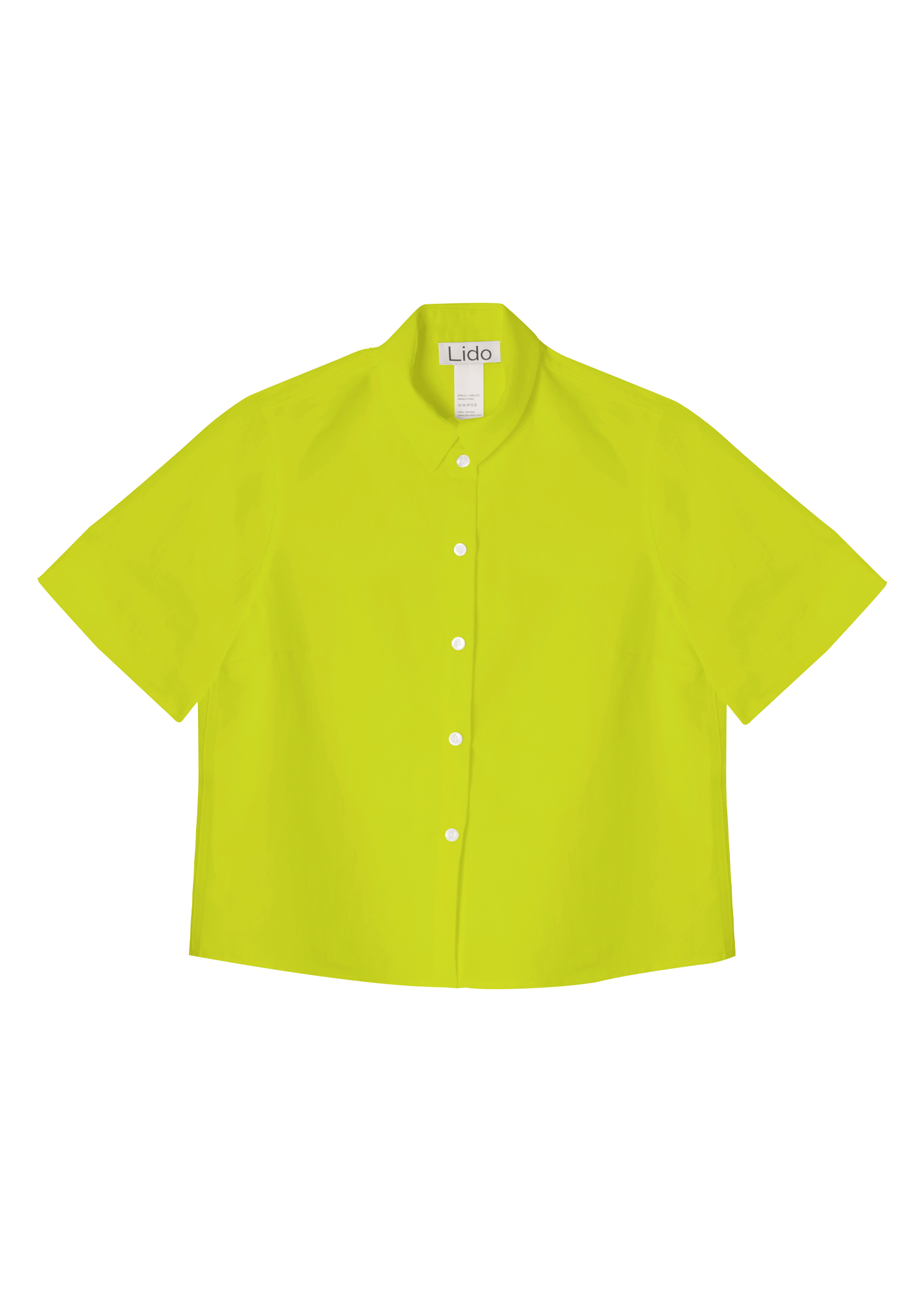 Chemise À Manches Courtes Lime