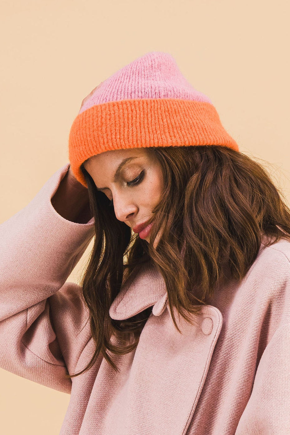 Bonnet Antoine Rose Orange