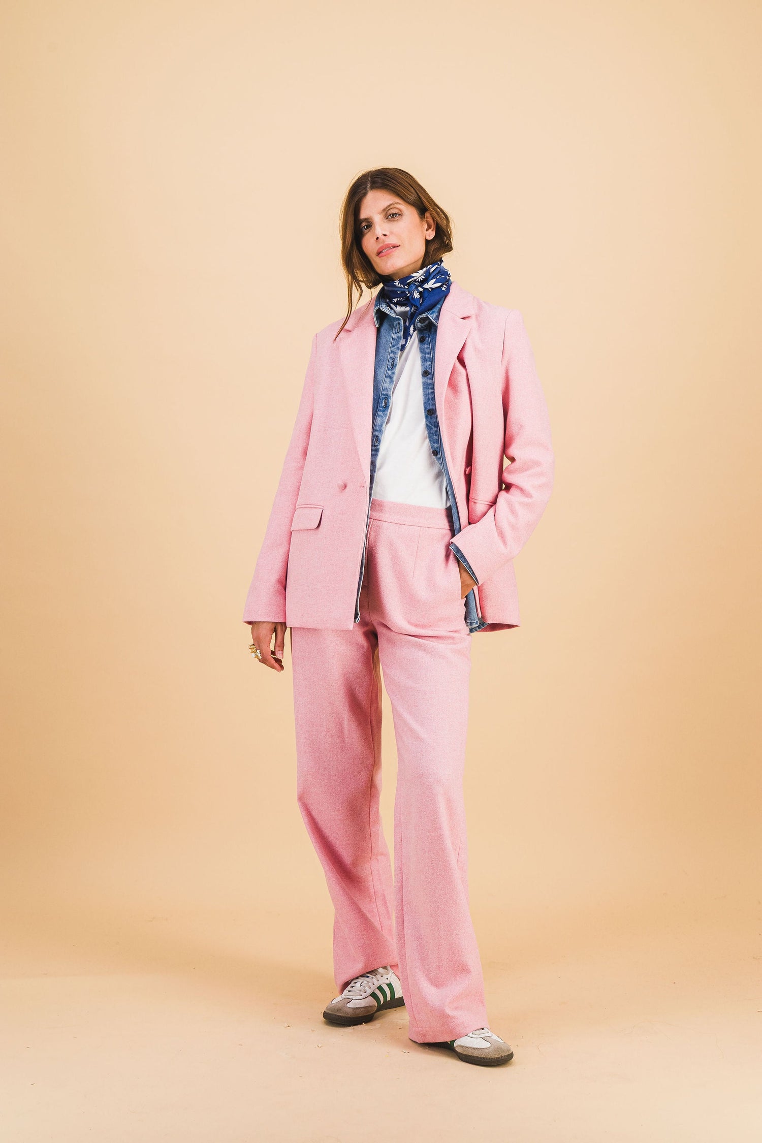 Pantalon Auguste rose