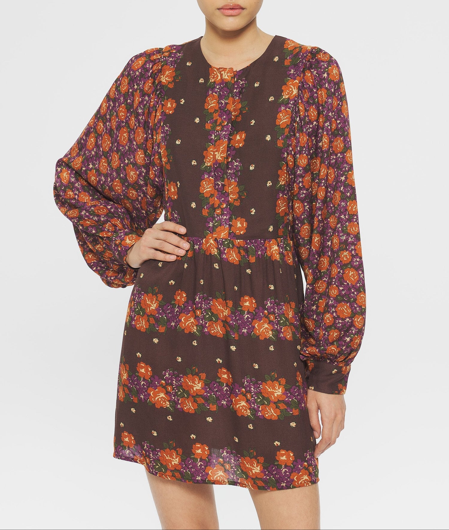 Robe courte imprimée Magalie