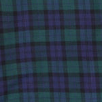 Mayeule, Reversible pleated skirt with straps, wrap-around or round neckline, in Tartan blackwatch