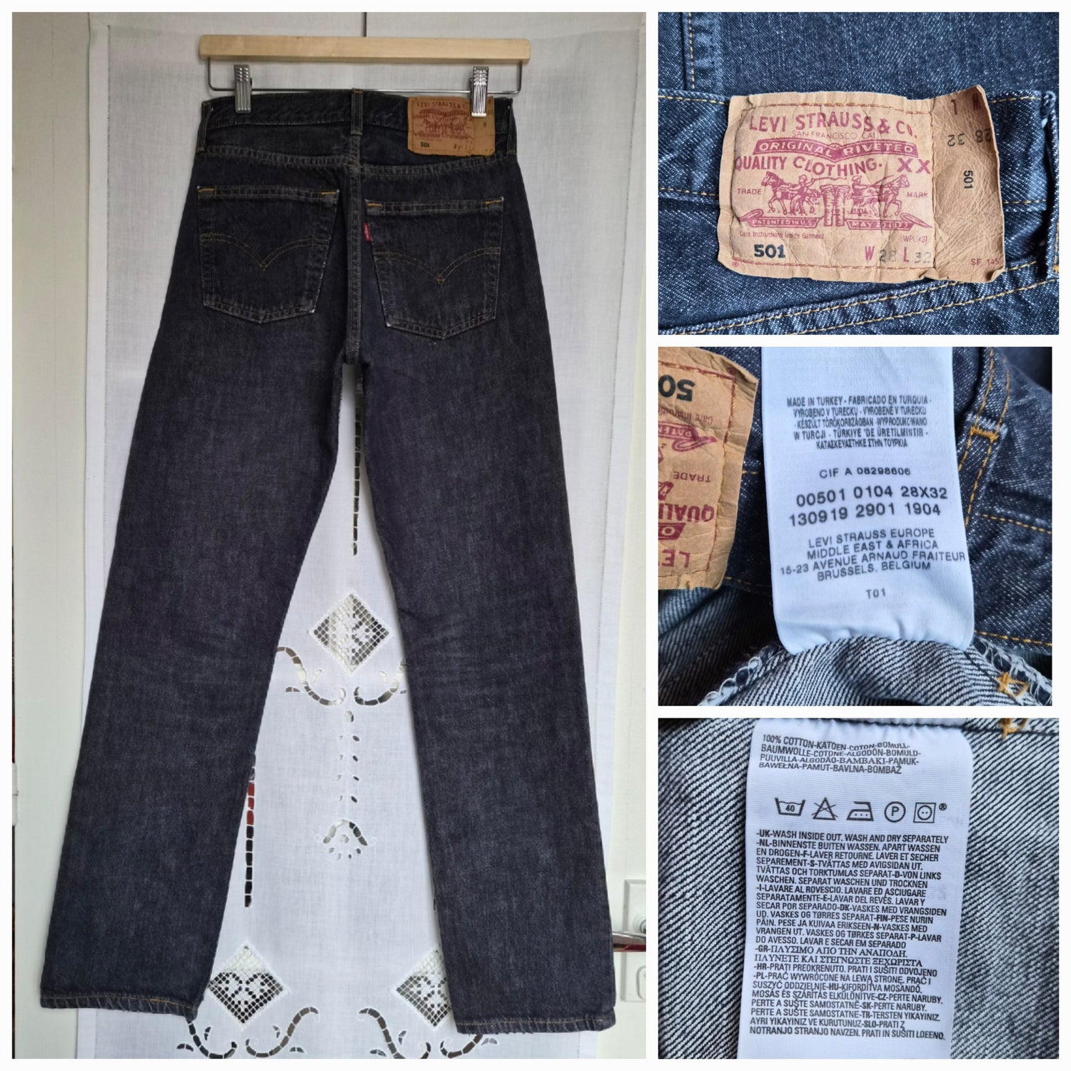 Jean Levi's 501 W28 L32