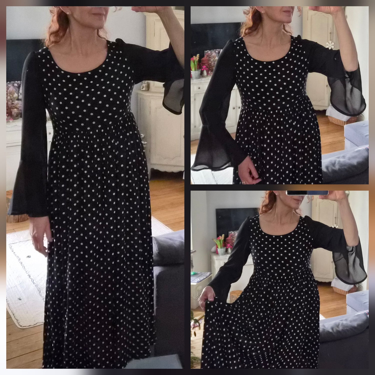 Robe à pois