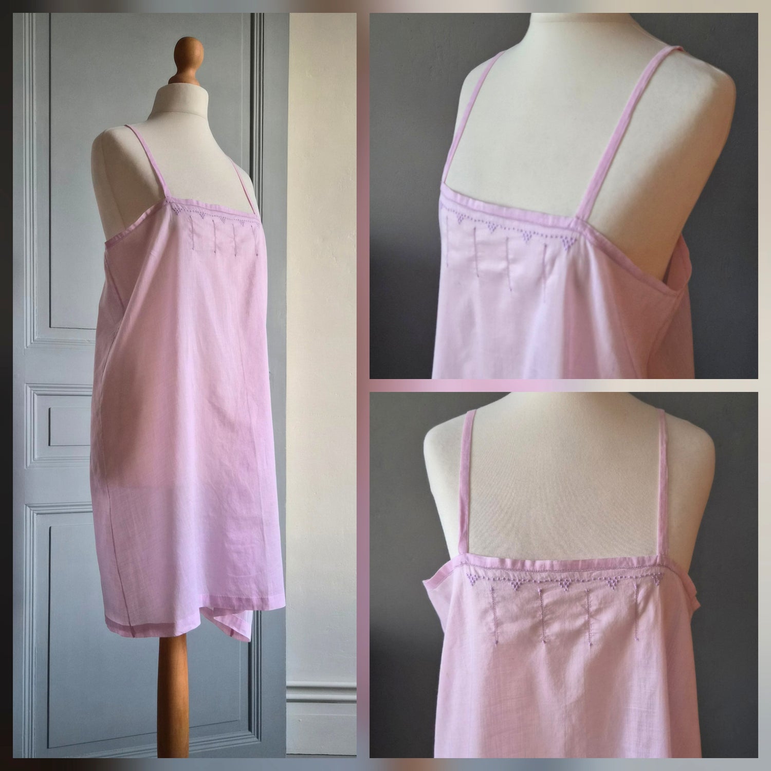 Robe nuisette en coton