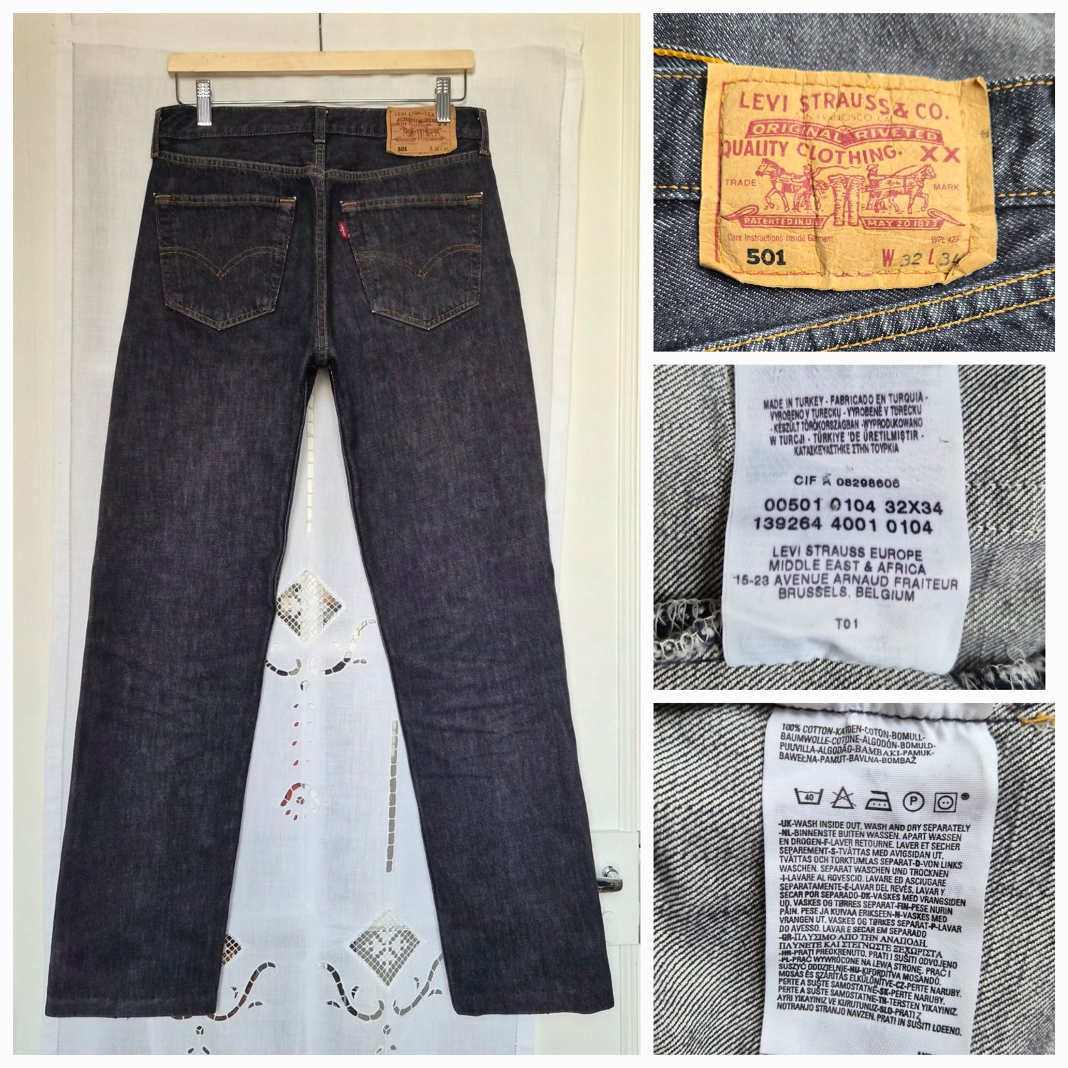 Jean Levi's 501 W32 L34