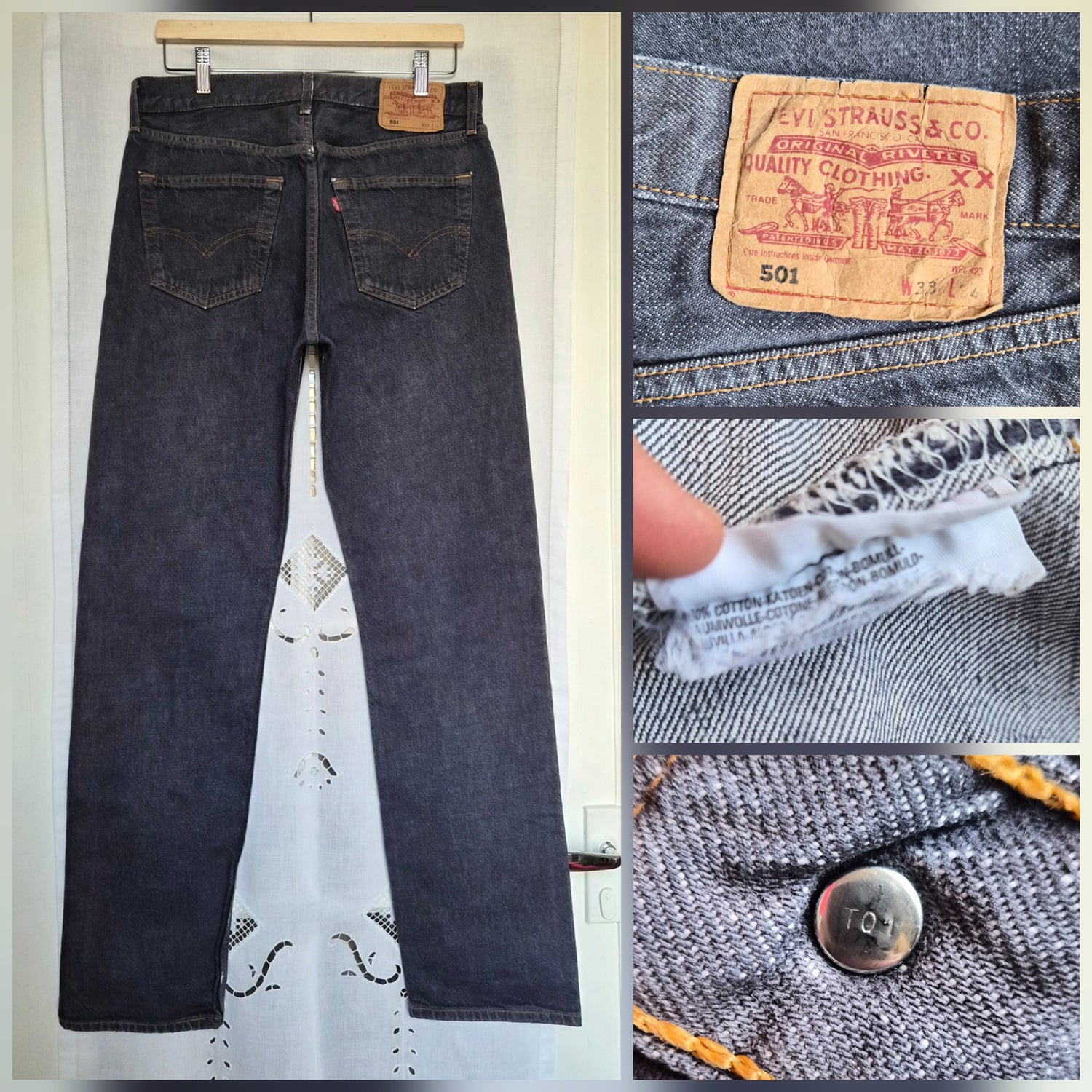 Jean Levi's 501 W33 L34