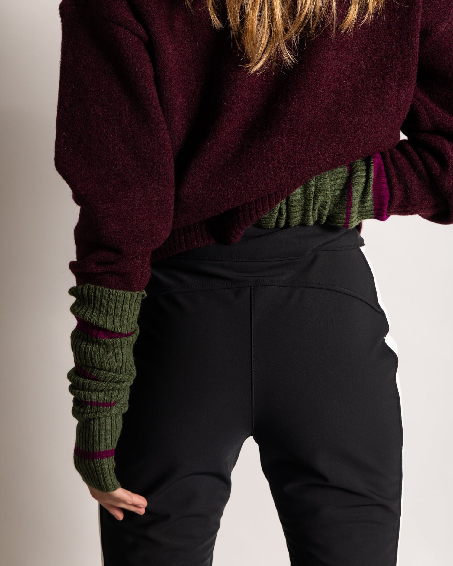 MITAINES RAYEES KAKI