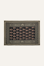 Mosaic Paisley Shawl in Black - Johanna Ortiz